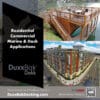 DuxxBak Dekk composite decking can be used for commercial, residential, marine or dock applications.