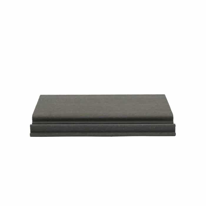 DuxxBak Dekk board profile image showing driftwood gray color side view one